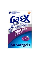 Maximum Strength Gas Relief Softgels with Simethicone 250 mg for Bloating 11/27