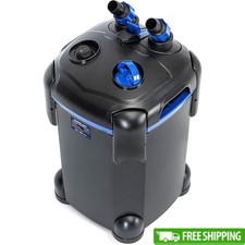 External Aquarium Filter Adjustable Flow Replacement Bulbs Fish Turtle Tanks New