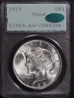 1923 P - Peace Dollar $1 - PCGS MS64 CAC - OGH Rattler (Stunning!!) PQ++ #367