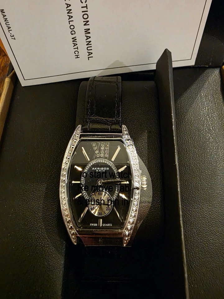 Women's Akribos XXIV AK471BK Quartz Watch - Image 2 of 4