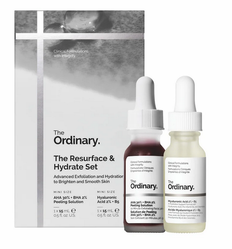 The Ordinary The Resurface & Hydrate Set – AHA 30% + BHA 2% ...