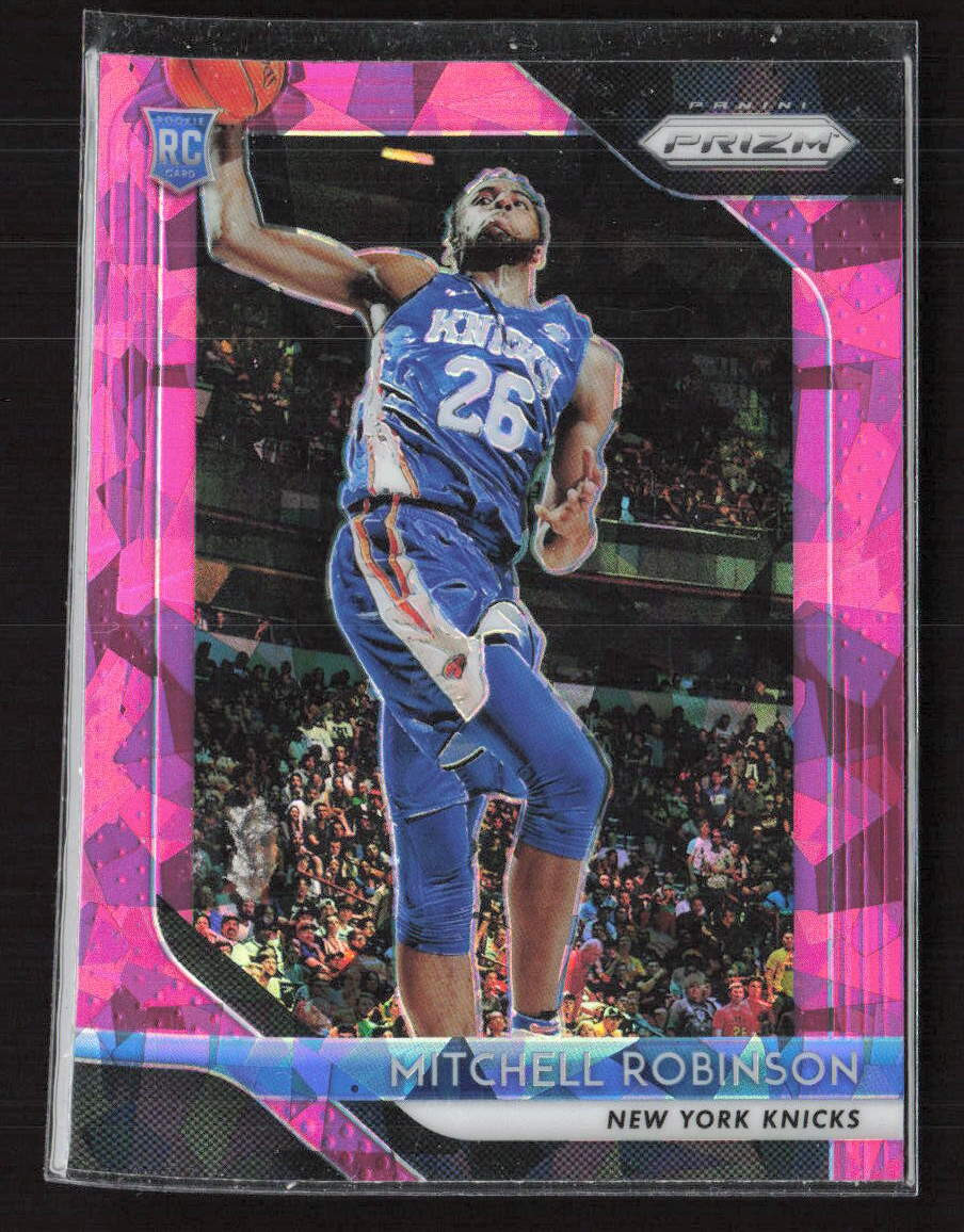 2018-19 Panini Prizm #227 Mitchell Robinson Prizms Pink Ice RC Knicks (Q)