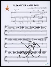 Leslie Odom Jr. "Hamilton" AUTOGRAPH Signed 'Alexander Hamilton' Sheet Music