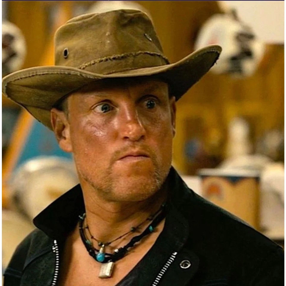 Real Deal Brazil Mens L Zombieland Woody Harrelson Tallahassee Tarp Safari Hat - Image 2 of 4