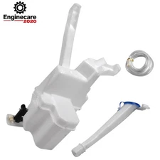Windshield Washer Reservoir Bottle Tank W/Pump For Nissan Rogue 2021-2025 1.5L