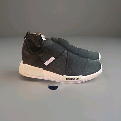 adidas NMD_R1 W Black White Women's Slip On Sneakers GW5698 Breathable