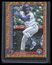 2025 Topps: Jared Serna - #PDC-121 Chrome Gold Mini-Diamond Refractor #/50
