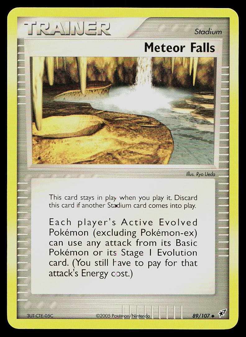 Pokemon Card Deoxys Meteor Falls 89/107 Uncommon