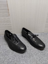 Scarpe mocassino uomo ZARA 44 11 mocassini neri in pelle nappa slip on abbigliamento ufficio