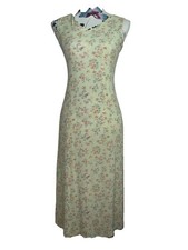 Vintage Gap 90s/2000s a-line sleeveless dress pastel floral size 1