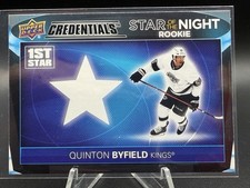2021-22 Credentials 1st Star of the Night Rookies Quinton Byfield RC READ t4m