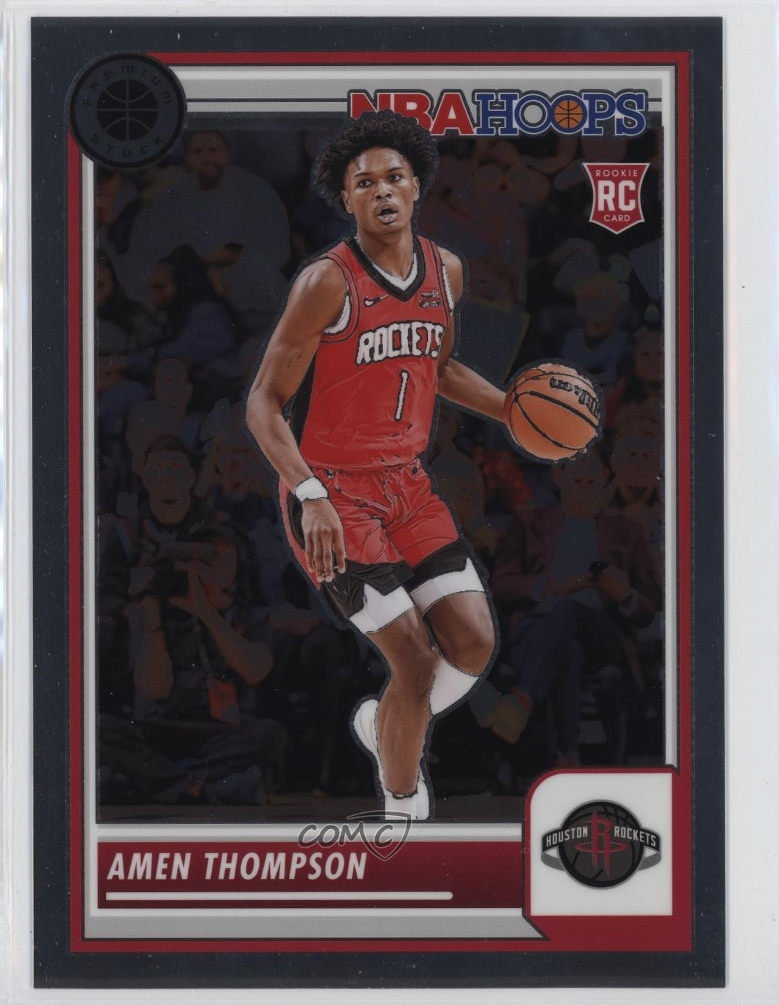 2023-24 Panini NBA Hoops Premium Stock Box Toppers Amen Thompson #21 1fa4