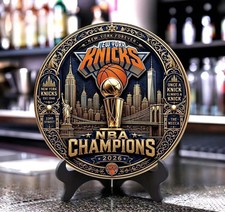 2026 New York Knicks NBA Champions Commemorative Decorative Plaque with Stand