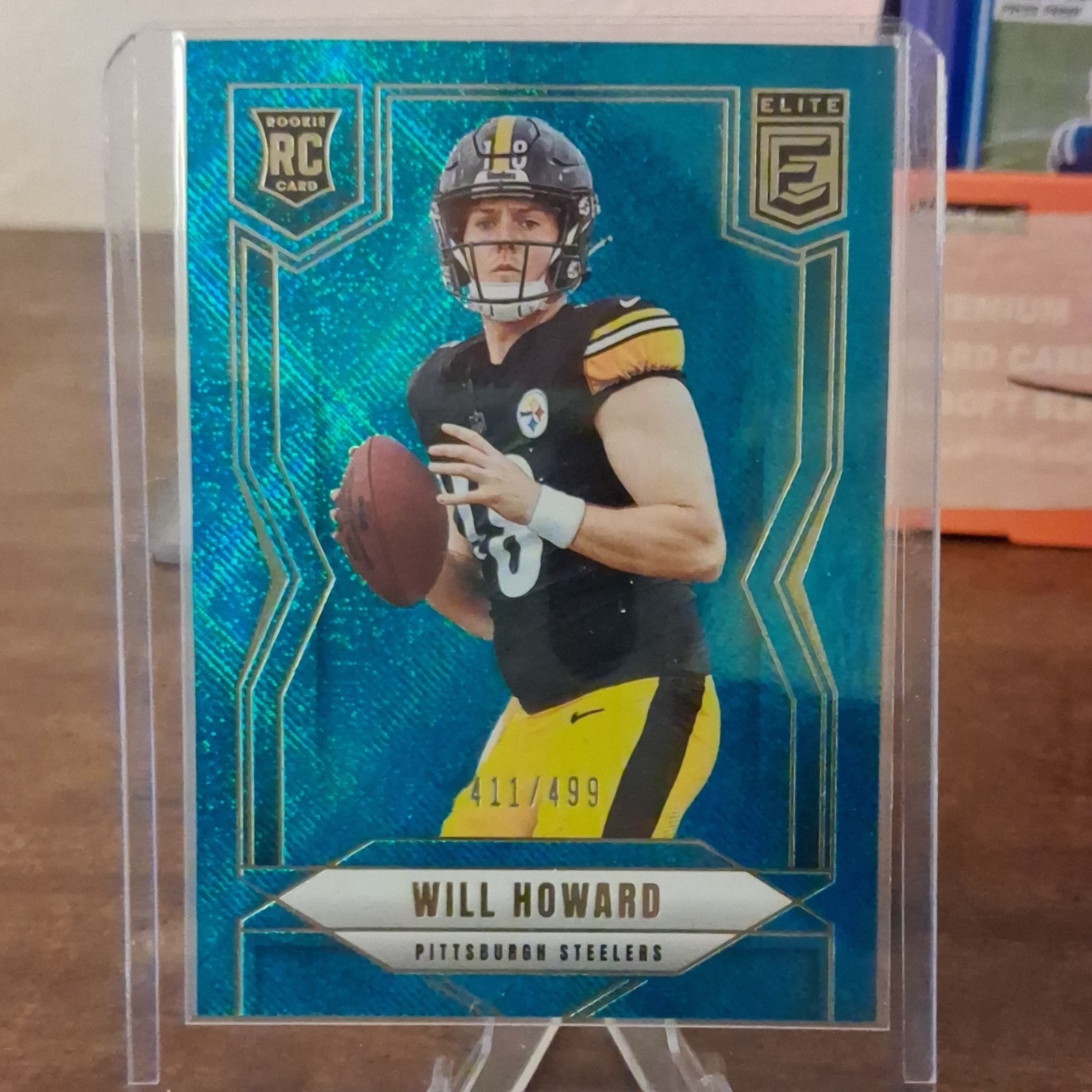 Panini 2025 Donruss Elite Rookies Will Howard RC #150 /499 Steelers NFL
