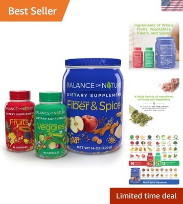 Whole Health System:  Whole Food Fruits & Veggies Supplements - 30 Servings