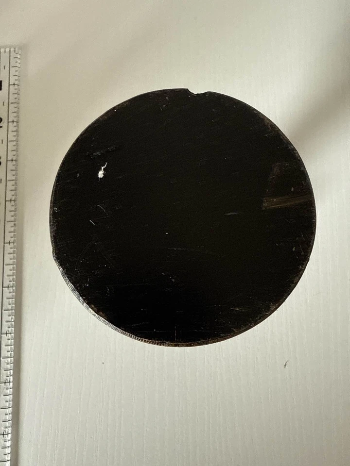 MCM Brass Tulip Candlestick Gold Decor Resin - Image 3 of 4