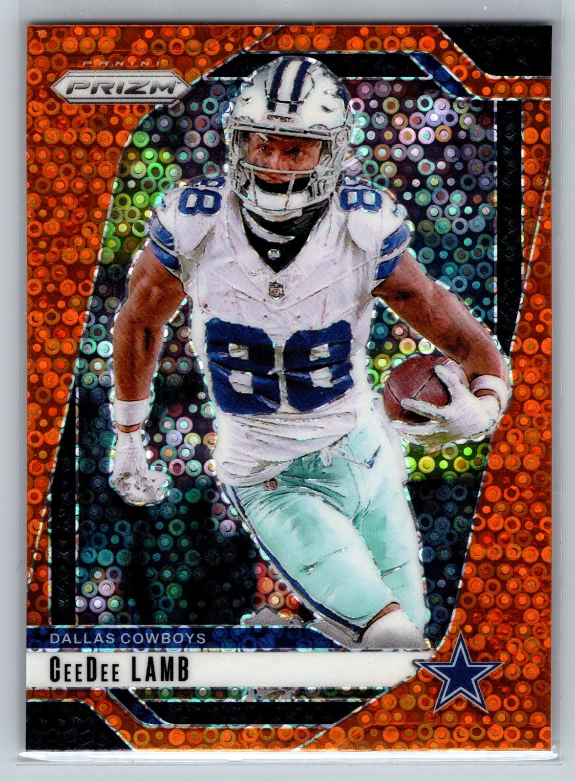 2024 Panini Prizm Ceedee Lamb Orange Disco