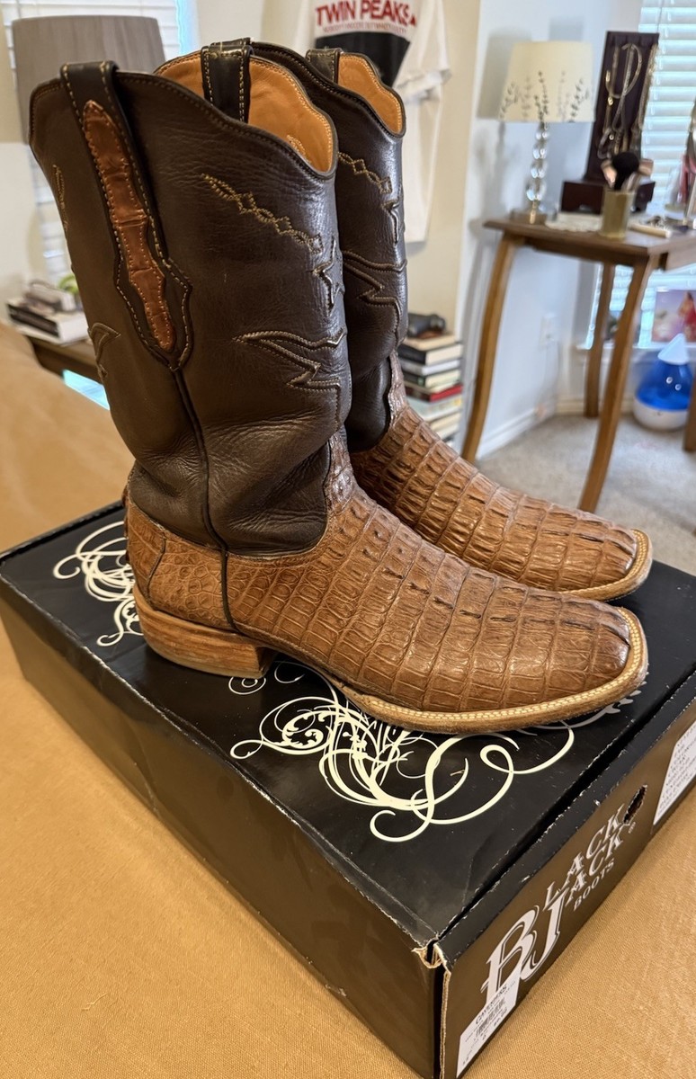 Black Jack Caiman Lone Star Cowboy Boots - Size Men display picture 3