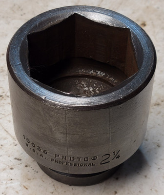 Proto 2-1/4'' Socket 1'' Drive 10036 6PT listing B
