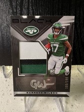 2022 Panini Black Rookie Patch Autographs Garrett Wilson  /199