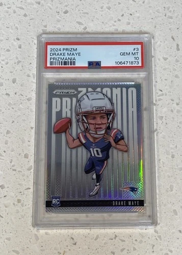Drake Maye - 2024 Prizm Rookie Prizmania - PSA 10 POP 31