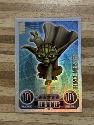 Force Attax CW Serie 1 FORCE MEISTER NR. 174 Yoda 101 101 Star Wars DEUTSCH