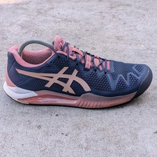 ASICS Gel Resolution 8 Tennis Shoes Blue/Pink Women's 8.5 US 1042A072