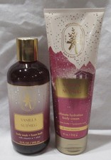 Bath  Body Works Aromatherapy Wash Set 2 VANILLA  NUTMEG warmth comfort