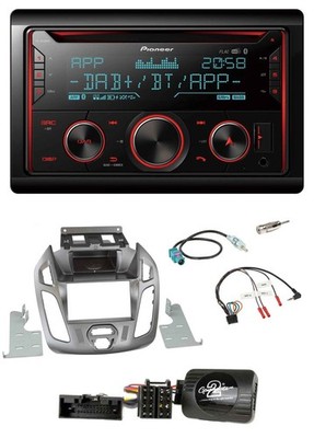 Pioneer 2DIN DAB Lenkrad Bluetooth USB CD Autoradio für Ford Transit Connect 201