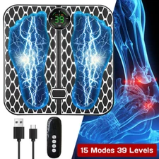 15 Modes 39 Levels EMS Foot Massager for Feet Neuropathy Circulation&Pain Relief