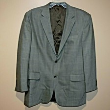 OSCAR DE LA RENTA Mens Blazer Jacket Sportscoat Size 46L WOOL 2 Button