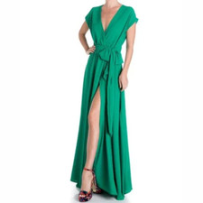 NWT Meghan Los Angeles Women's Jasmine Maxi Dress Emerald Green XXXL or 3X