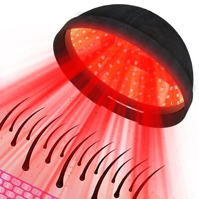 Red Light Therapy for Hair Growth LASER LED Cap Anti Loss Treatment Helmet Home