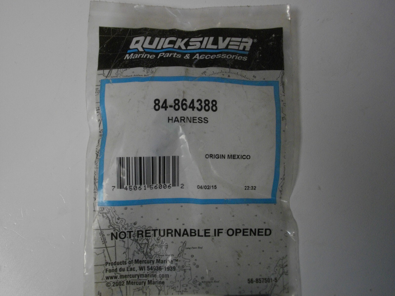 Mercury Marine Quicksilver MerCruiser 84-864388 Oil Sensor Harness 
