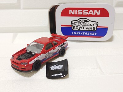マジョレット 60周年アニバーサリー スカイラインGT-R R34 Majorette 60 Anniversary 1964 - 2024 Nissan Skyline R34 Tin