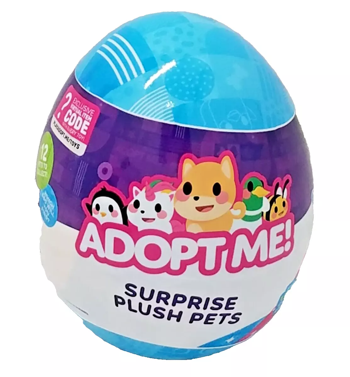 Adopt Me! 5 Surprise Plush Pets, Stuffed Animal Plush Toy - Series 1