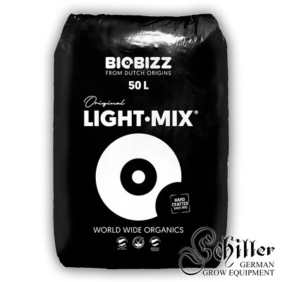 BioBizz - Light Mix 50L - Pflanzerde mit Perlite - Pflanzsubstrat - Indoor Grow