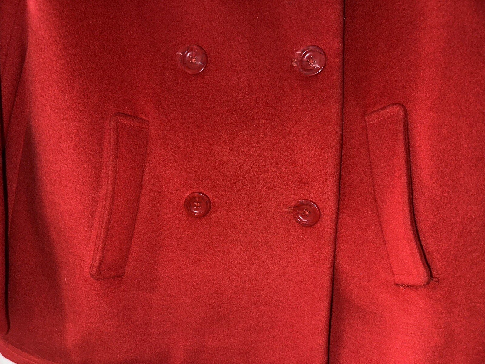 J. JILL, SOLID RED, WOMEN'S CHIC DOUBLE-BREASTED … - image 6