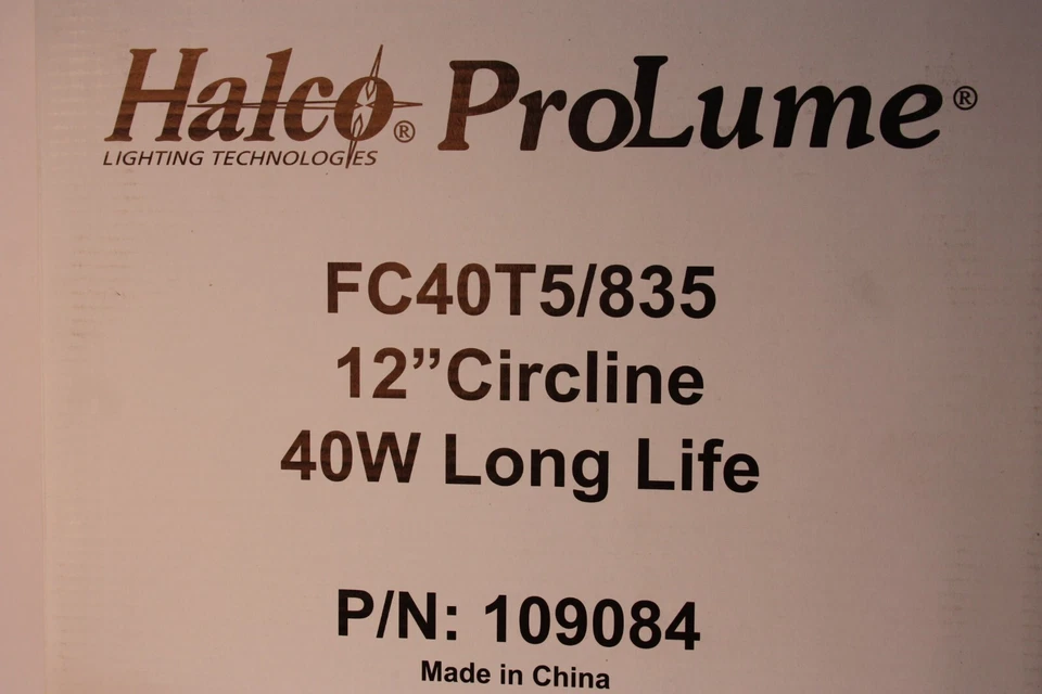 Halco ProLume FC40T5/835 12" Circline 40W Long Life, P/N: 109084 - Image 3 of 3