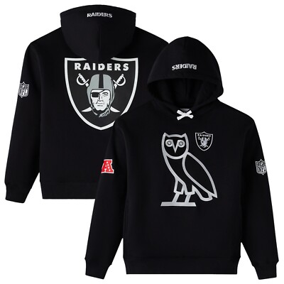 OVO x NFL Las Vegas Raiders OG Owl Hoodie - size XS October's Very