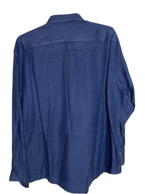 calvin klein navy blue dress shirt Calvin Klein Men's Long-Sleeve Slim-Fit Dress Shirt - Blue