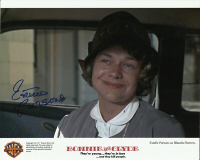 ESTELLE PARSONS SIGNED PHOTO (1) BONNIE AND CLYDE