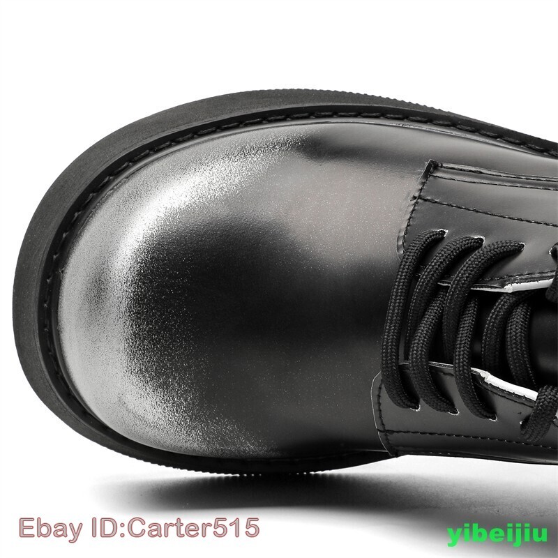 SAOLA Scarpe derby casual eleganti formali stringate uomo punta tonda grande inglese plateau