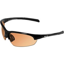 Maxx Golf Sunglasses Black TR90 Frame with High Definition Amber Lens