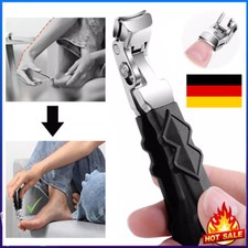 Nagelknipser Für Dicke Nägel – Extra Breite Edelstahl-Zange, Ergonomisch, Für Senioren & Dicke Zehennägel