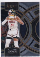 2024 Select WNBA Aaliyah Edwards RC Premier #130 Mystics PWE
