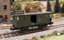 * 1/87 HO Scale * Trix * Baggage Car with Cab K.Bay.Sts.B Bavaria* BOXED * 23560