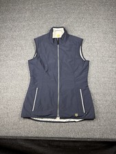 Dubarry Ireland Reversible Vest Womens M Blue White