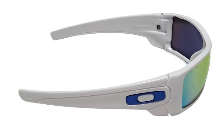 Oakley Sunglasses BATWOLF OO9101 White Fire Red Polarized Lens