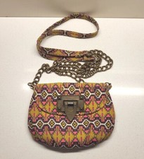 Target Crossbody BoHo Purset w/Unique Metal Clasp 23" Chain Strap, 6"x4.5"